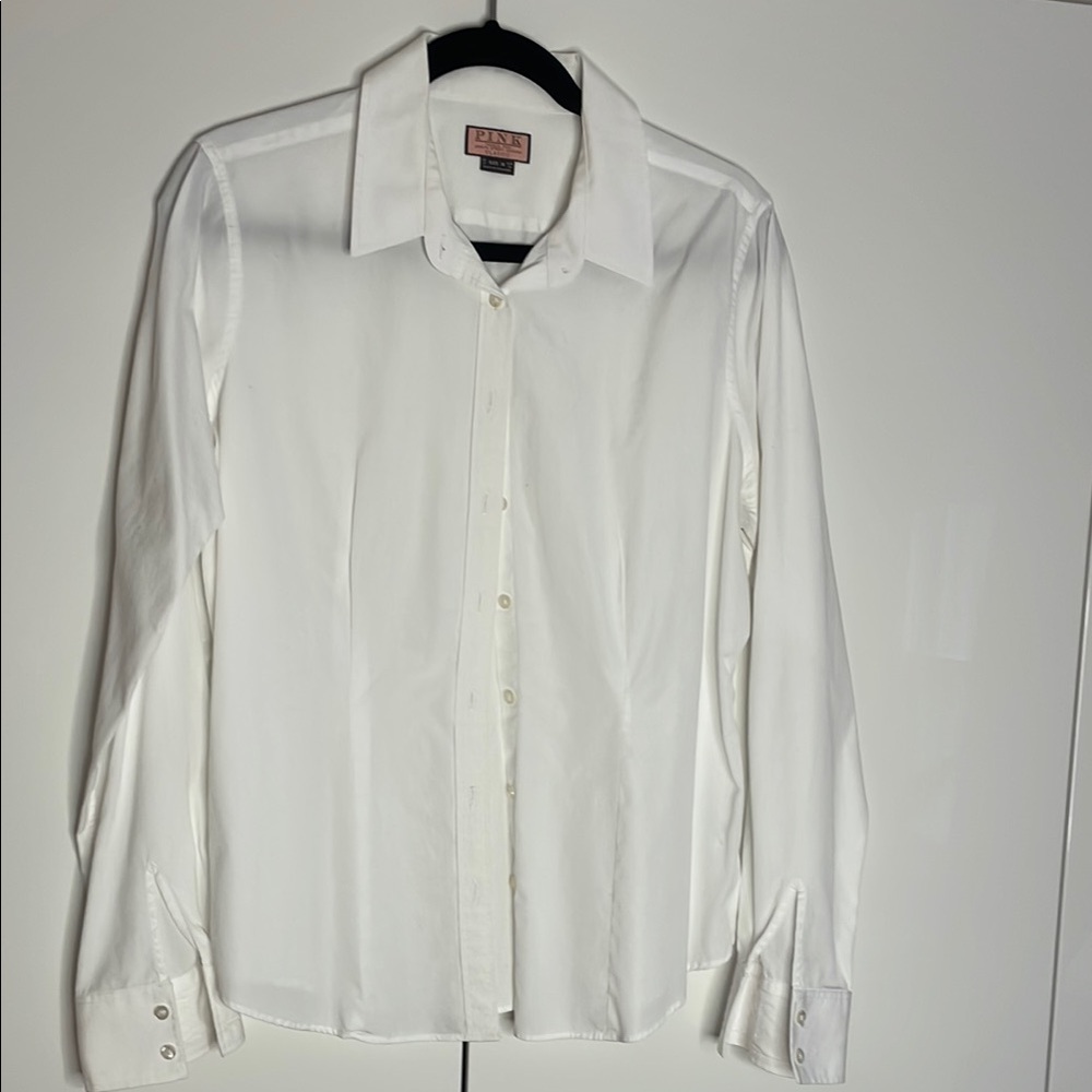 PINK Women’s White Dress Shirt